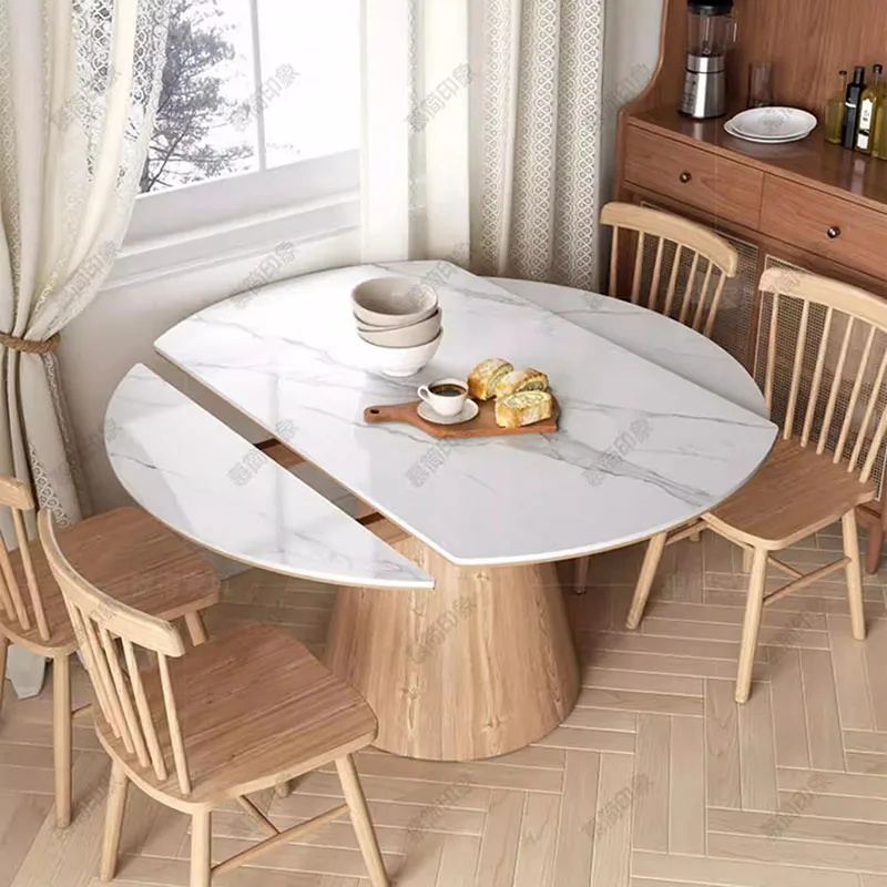 

Mobile Coffee Dining Tables Kitchen Restaurant Small Round Dining Tables Console Luxury Mesas De Restaurante Home Furniture