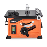 VEVOR Table Saw 210mm 1200W Portable Compact Tablesaw 225mm Max Rip Capacity 4800RPM Cutting Speed Tablesaw w/24 Teeth Saw Blade