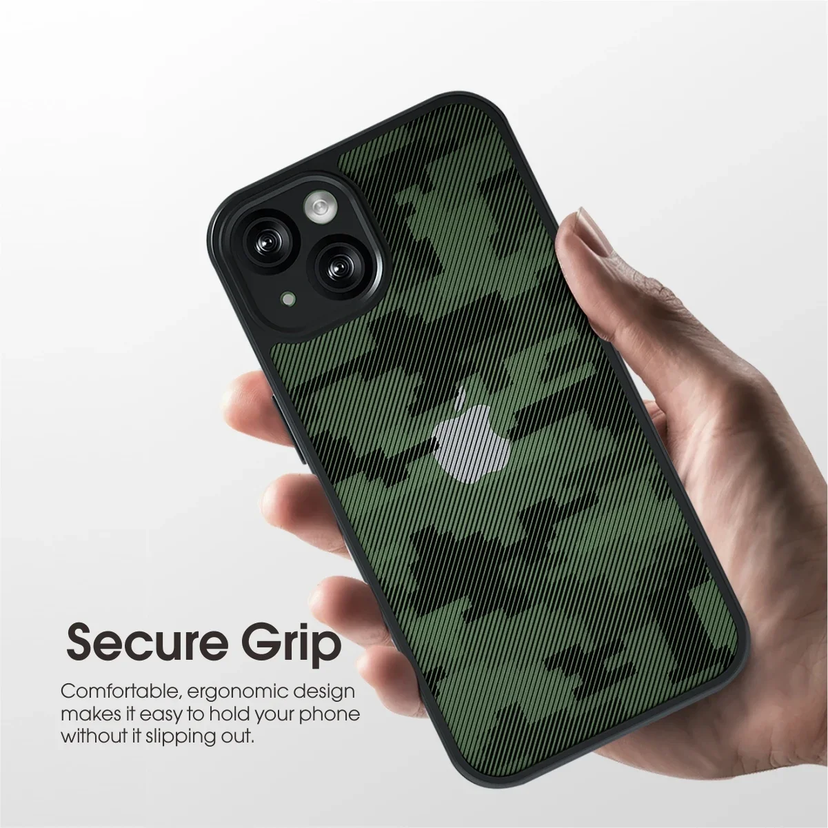 IBMRS-camouflage shell for Apple iPhone 13, transparent and shockproof shell