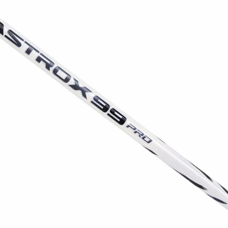 Yonex Badminton Racket AX99 Pro White Red High Quality Carbon Fiber Offensive Professional Badminton Racket Wth String 4UG5