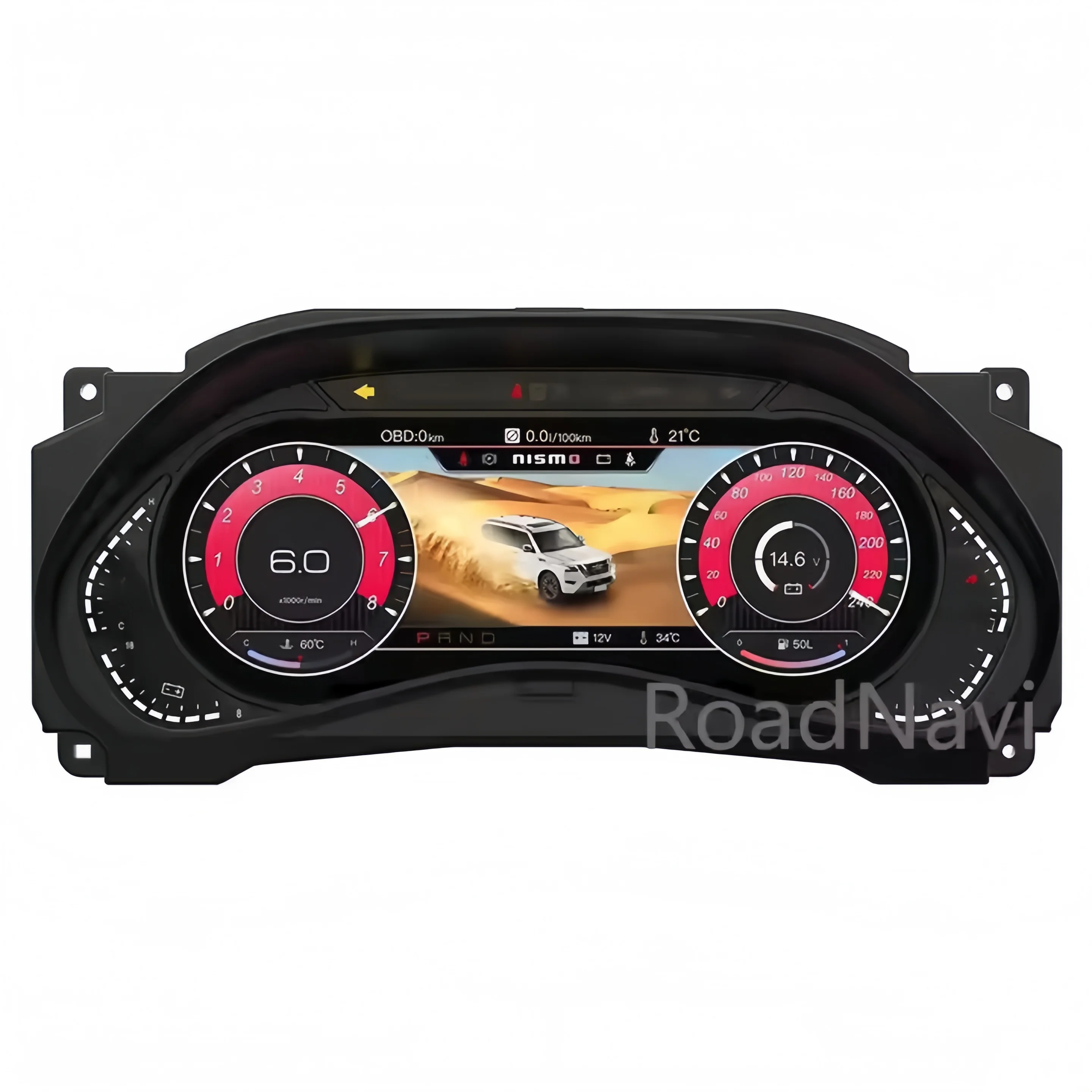

Car Auto Speedometer For Nissan Patrol Y62 QX80 QX56 2010-2024 LCD Digital Cluster Car Upgrade Dashboard Instrument