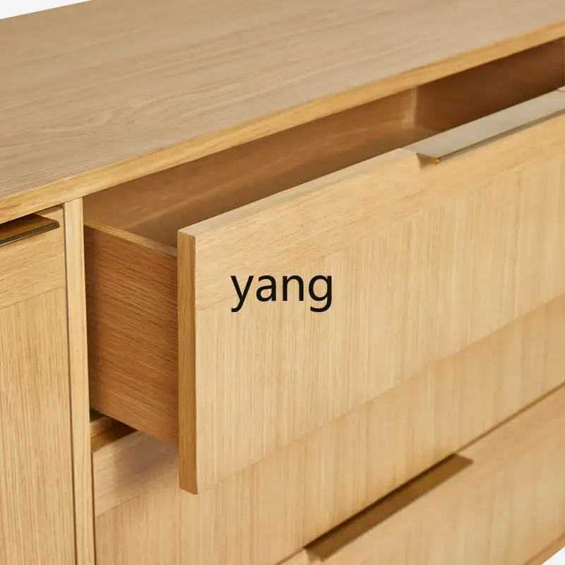 

LH Log Wind Solid Wood Household Side Cabinet Middle Antique Living Room Dining Room Wall Locker