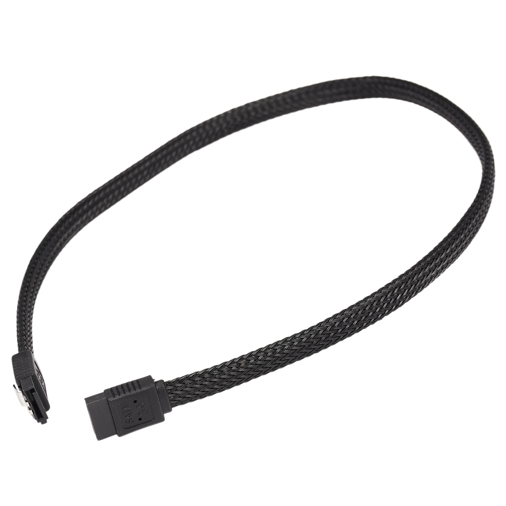 

10Pcs 50CM SATA 3.0 III SATA3 7Pin Data Cable 6Gb/S SSD Cables HDD Hard Disk Data Cord Premium Version(Black)-PZZW