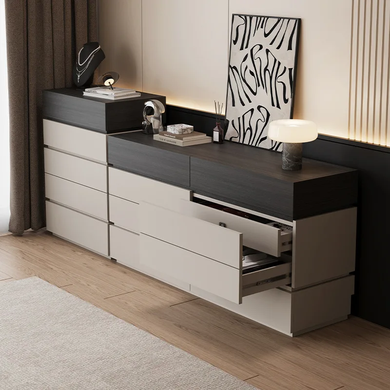 

Итальянский минималистичный комод для хранения вещей, прикроватный шкафчик, тумба для спальни