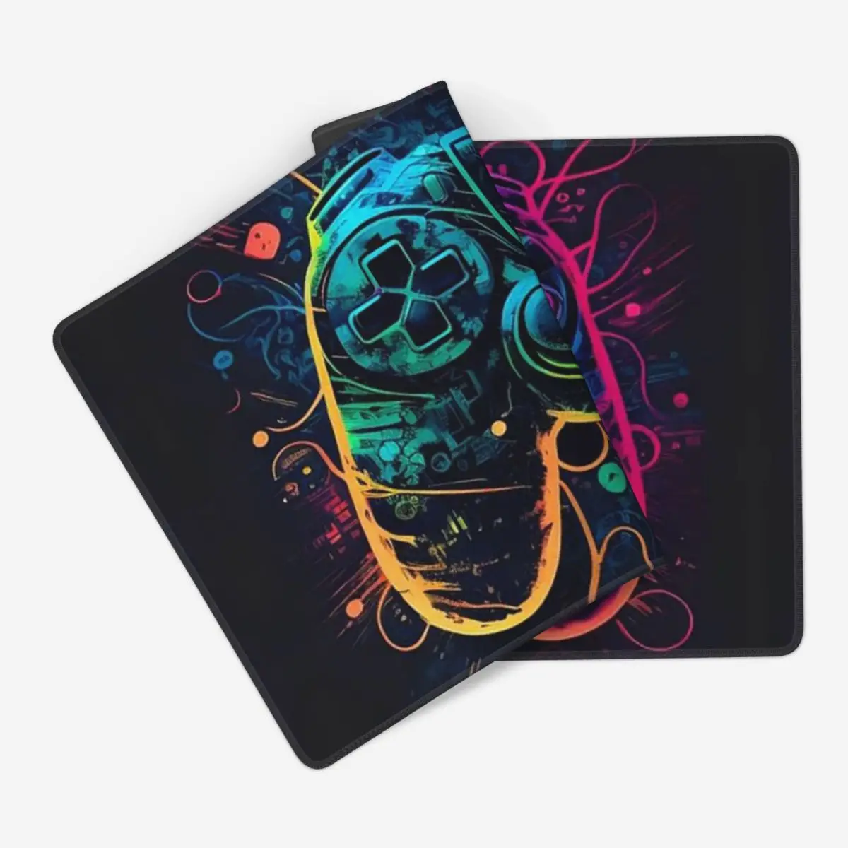 Large Mouse Pad Luminous Gamepad Pattern Gamer PC Laptop Mats Keyboard Carpet Computer Gaming Office Accessories Desk Mat