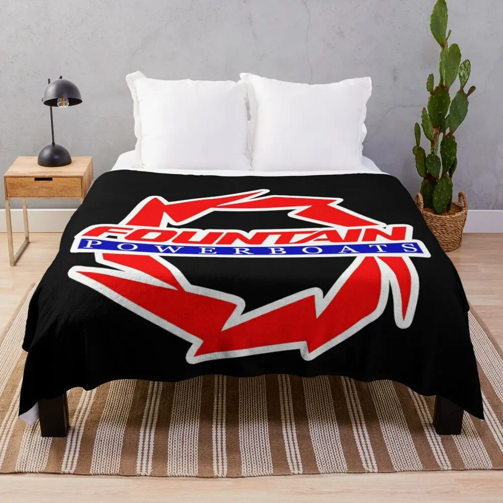 

Fountain Powerboats Boat Throw Blanket christmas gifts Single Blankets