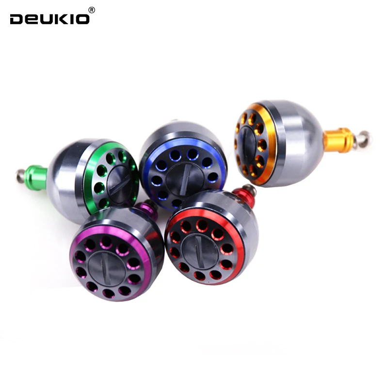 DEUKIO New DIY 33MM Metal Fishing Reel Grip Knob for S/D and Other Brand Spinning Baitcasting Reel Modification Accessories