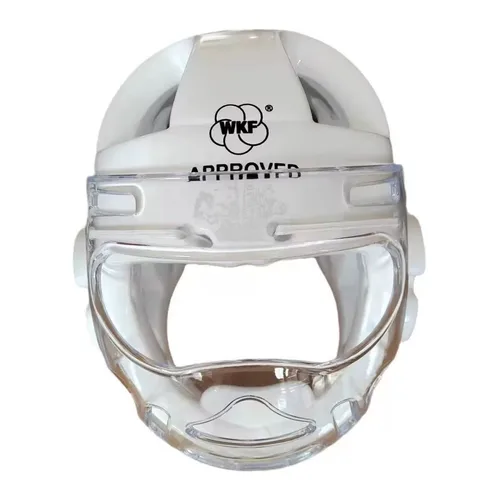 WKF casco de Karate protector de cabeza blanco adultos niños casco de Karate Kickboxing Taekwondo casco hombre mujer para competición de entrenamiento