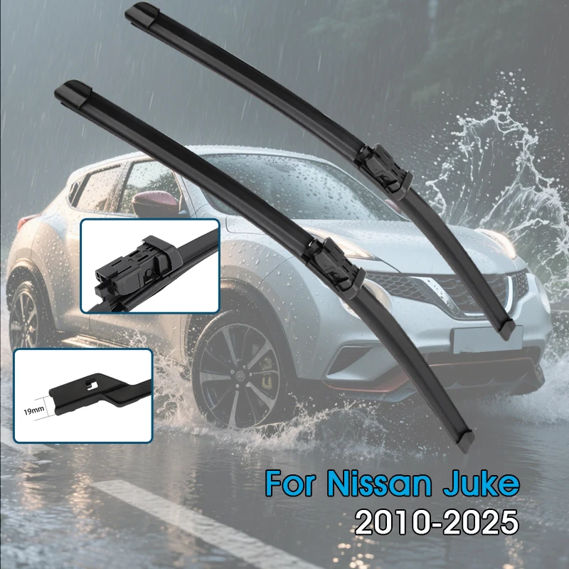 Auto Wischer Klingen Für Nissan Juke F15 07 F16 2010-2025 Windschutzscheibe Windschutz Frontscheibe Klingen Auto Zubehör