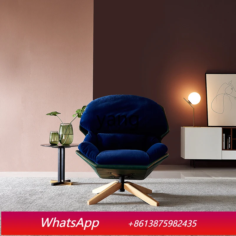 

LTT leisure chair living room modern simple wind dark green single chair