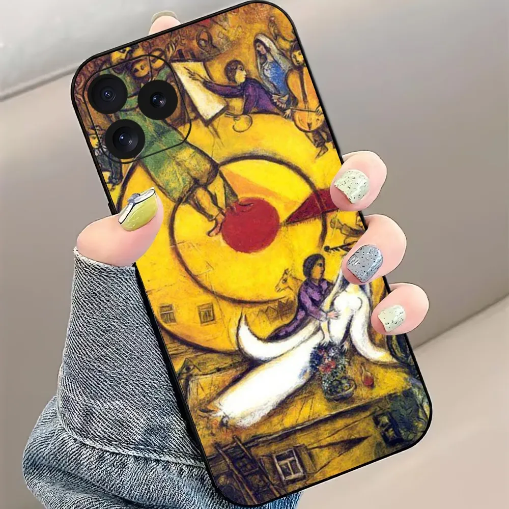 Marc Chagall Ar Phone Case For iPhone 8 11 12 13 Pro 14 15 Mini X XR XS max Plus Shell