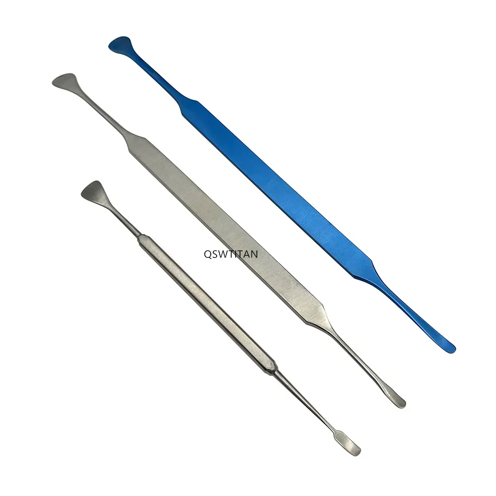 Double Nasal Elevator surgical Tool Dissector Flat and Round tips  Stainless steel/titanium nose Plastic Surgery Instrument