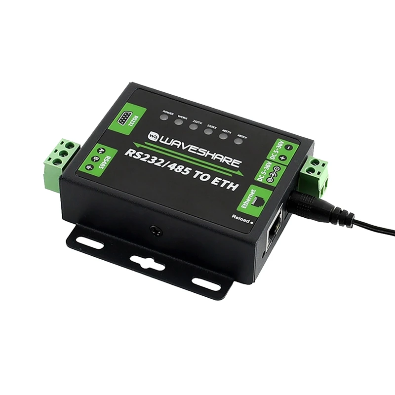 Waveshare RS232/RS485 vers Port Réseau Tech Touristes, Port Série Condamné, Qualité Industrielle RJ45, Transmission Transparente Bidirectionnelle