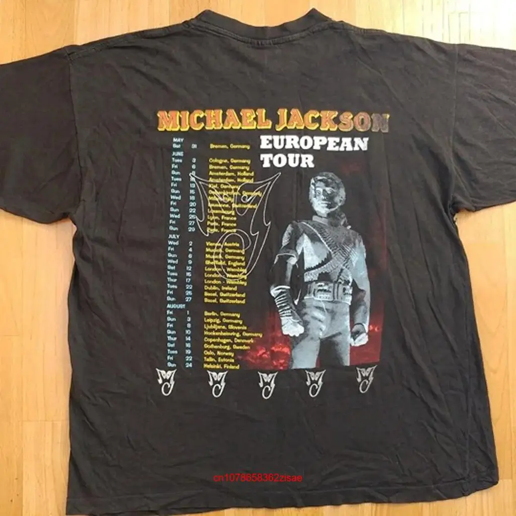 Michael Jackson t shirt 1996 HIStory World Tour long or short sleeves