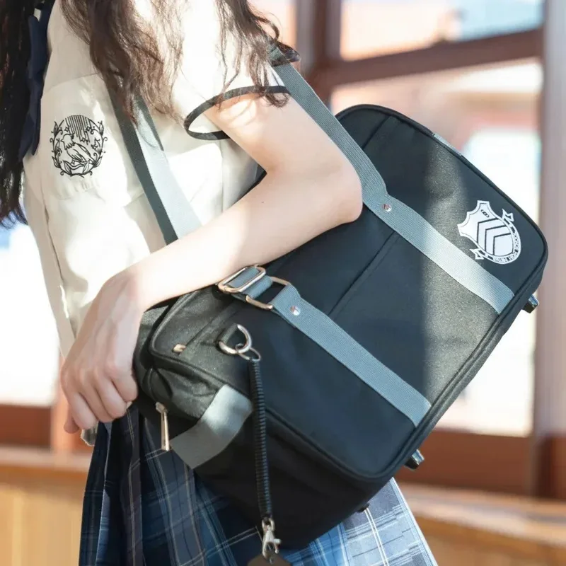 Lyou 2025 شخصية 5 P5 Syujin Gakuen المدرسة الثانوية Jk حقيبة الكتب الطالب أنيمي موحدة أكسفورد حقيبة كتف هالوين تأثيري ★ ★ ★   كك