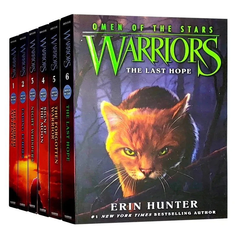 

6 английских книг/Cat Warrior часть 4/Том 1-6