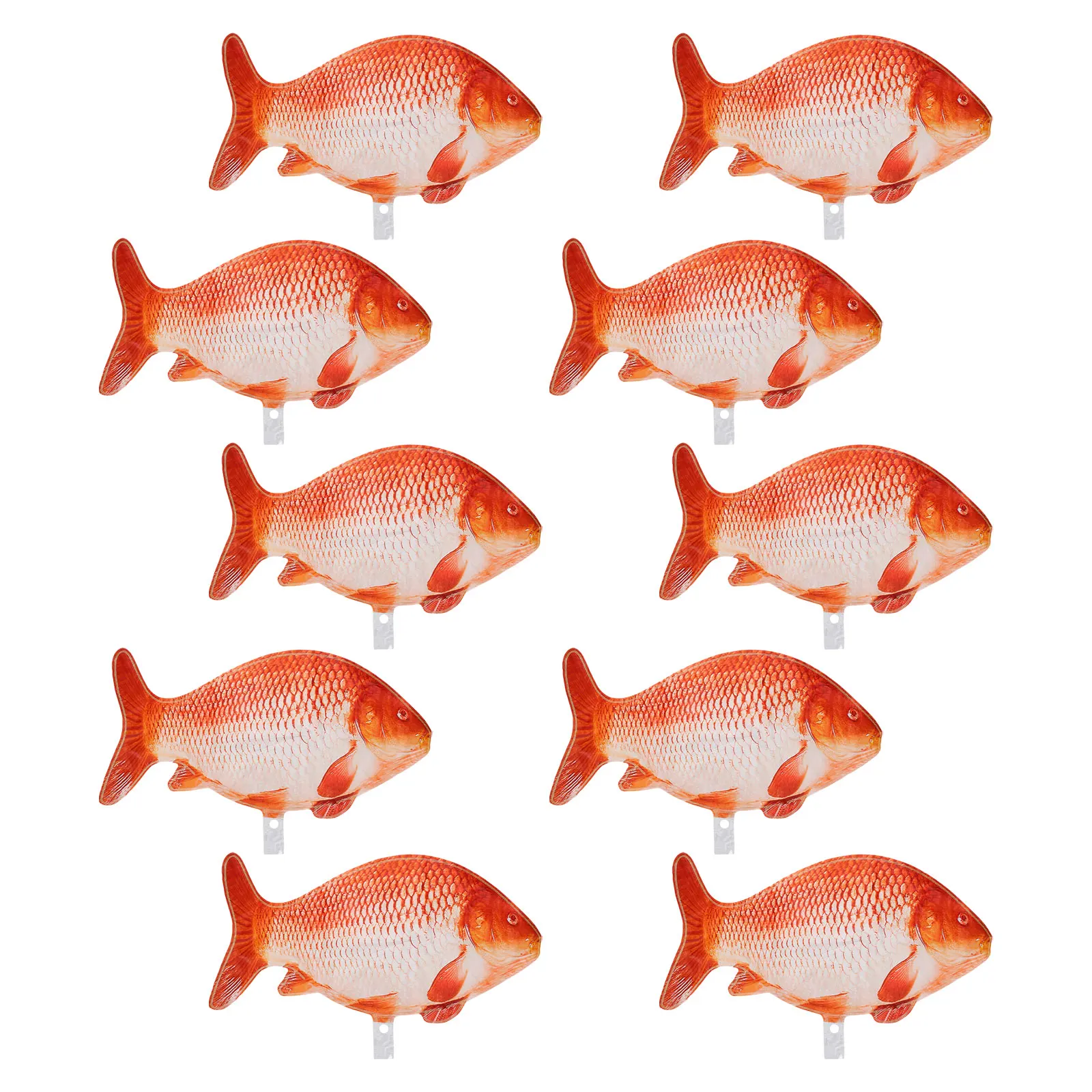 

10Pcs Cartoon Carp Fish Balloons Aluminum Foil Fishing Party Decorations Realistic Fish Themed Birthday Supplies