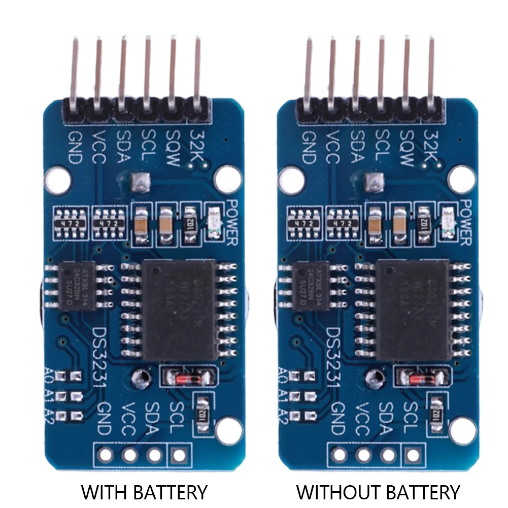 DS3231 High Precision Clock Module IIC AT24C32 RTC Real Time Clock Module With/without Battery Compact Size