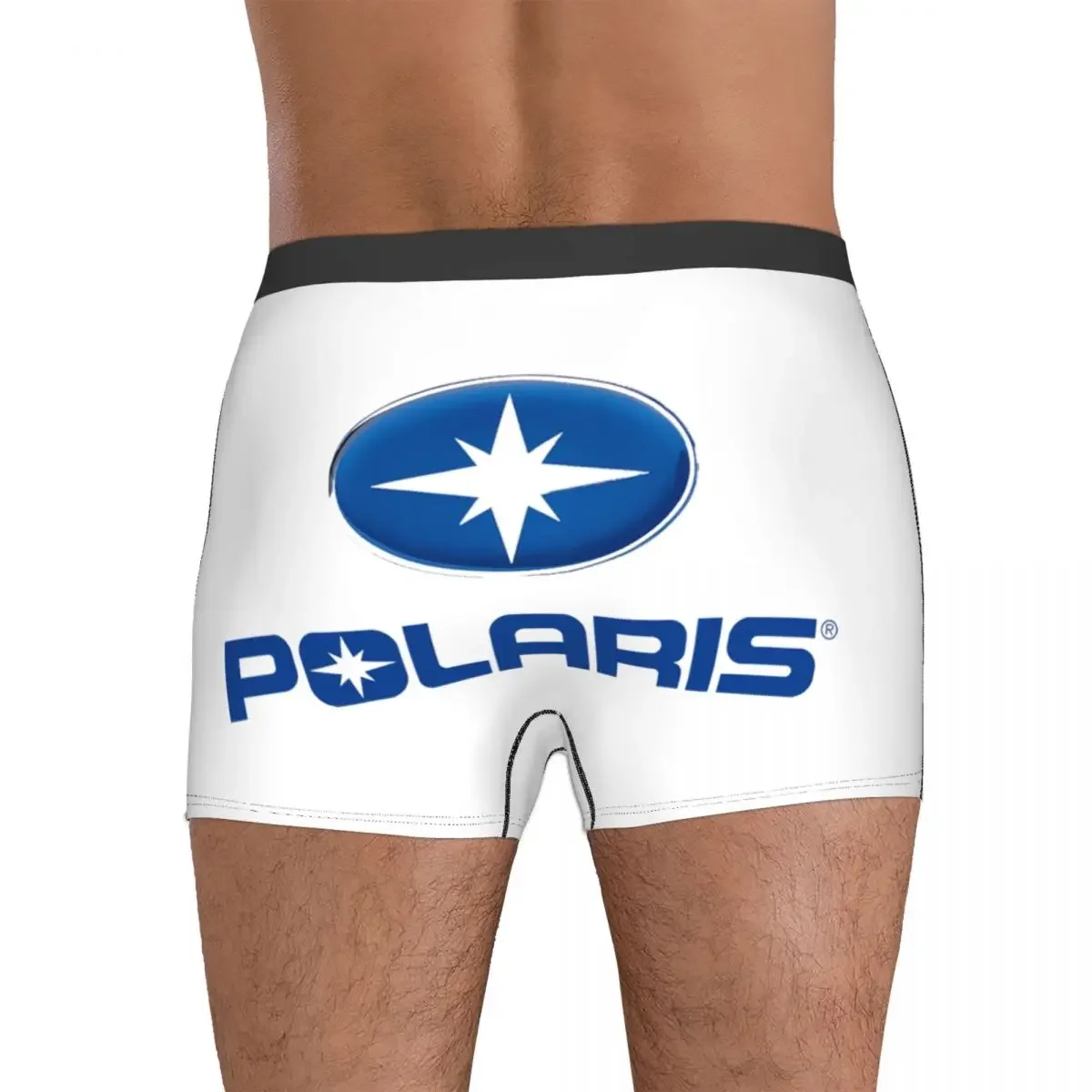 Boxer Underpants Shorts Polaris Logo Panties Male Comfortable Underwear for Homme Man Boyfriend Gifts