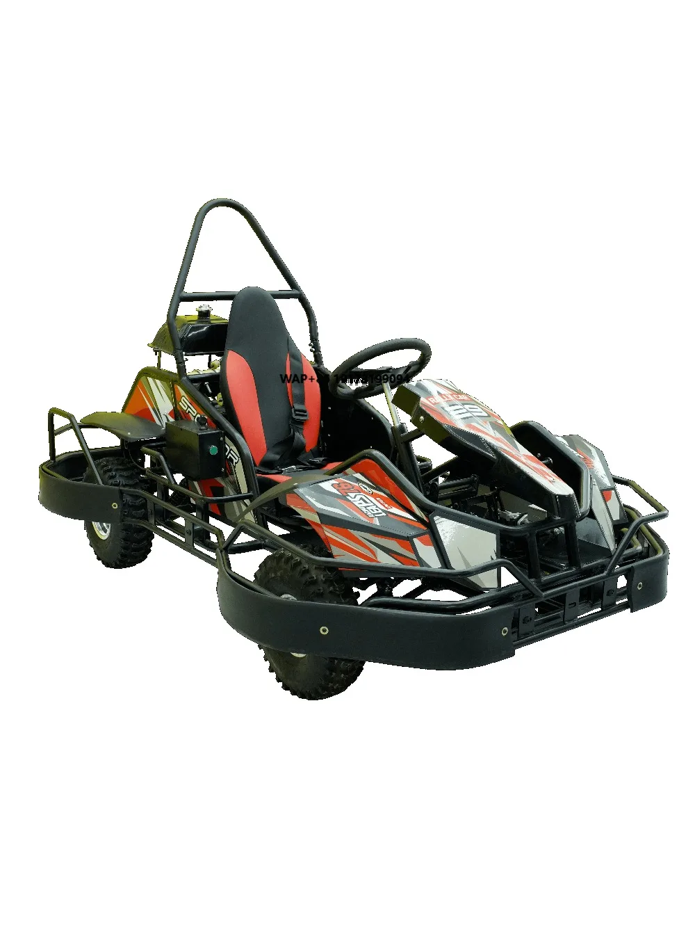 Cross Kart Chassis 125cc  Motor All Terrain Go Kart Off Road 5L/100KM Petrol for Outdoor with Airplane Buckle Seat Belts