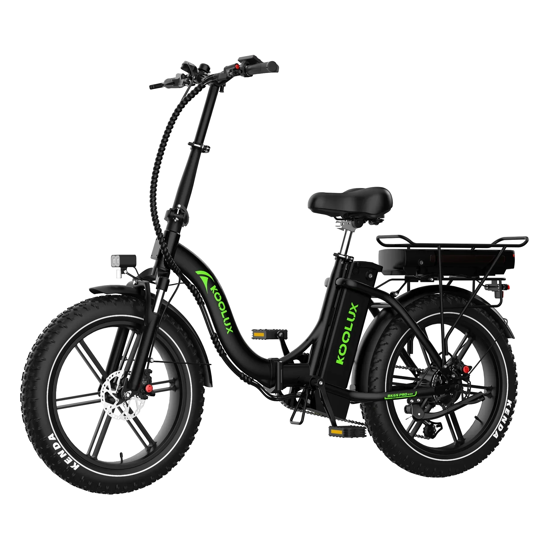 AliExpress KOOLUX BK6S PRO Adult E-bike 250W Motor Folding ebike 48V13+10.4Ah Battery Electric Bike 20''Fat Tire Electric bicycle
