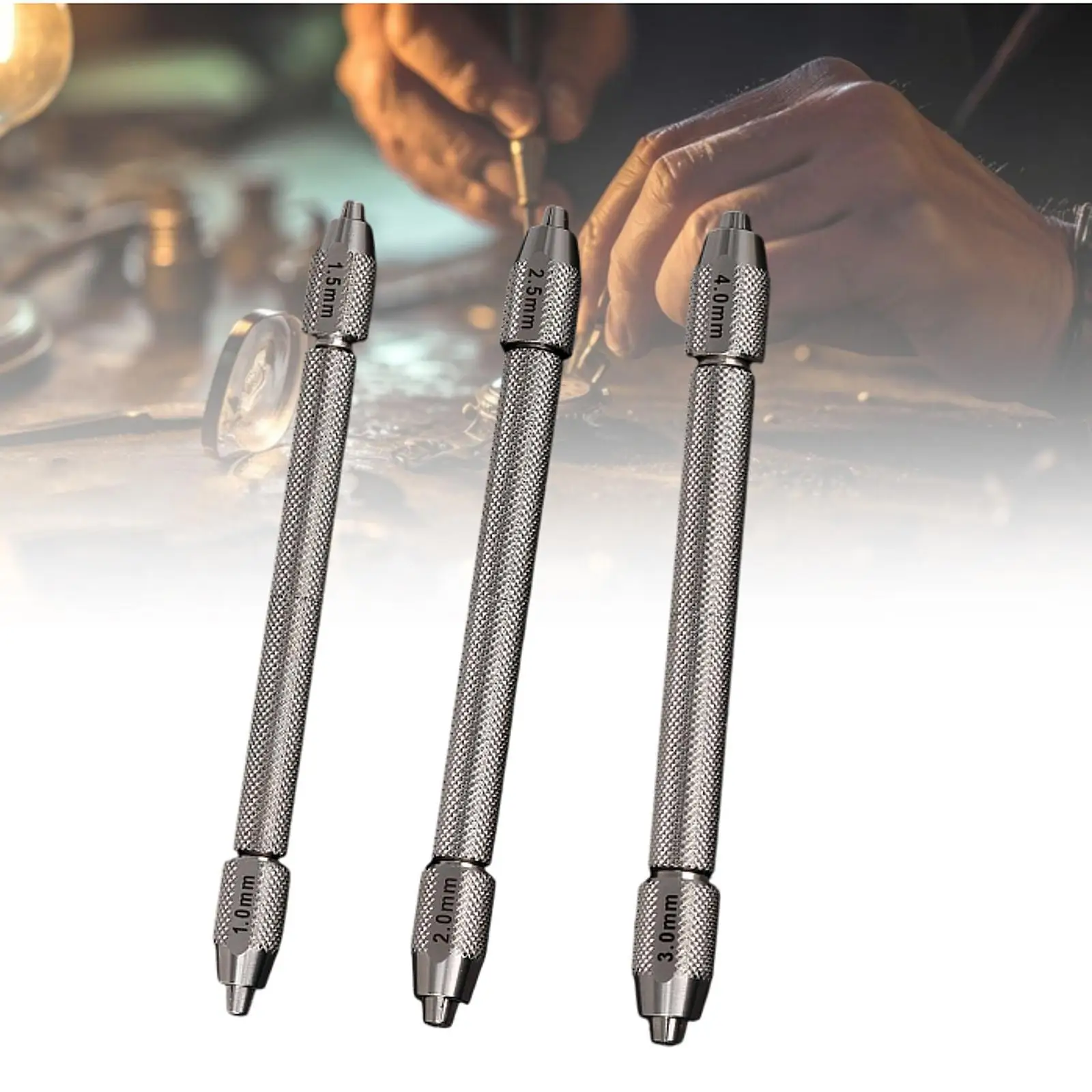 

Pin Vise Hand Drill Double Ended Pin Vise for Model Making Repairing Tool