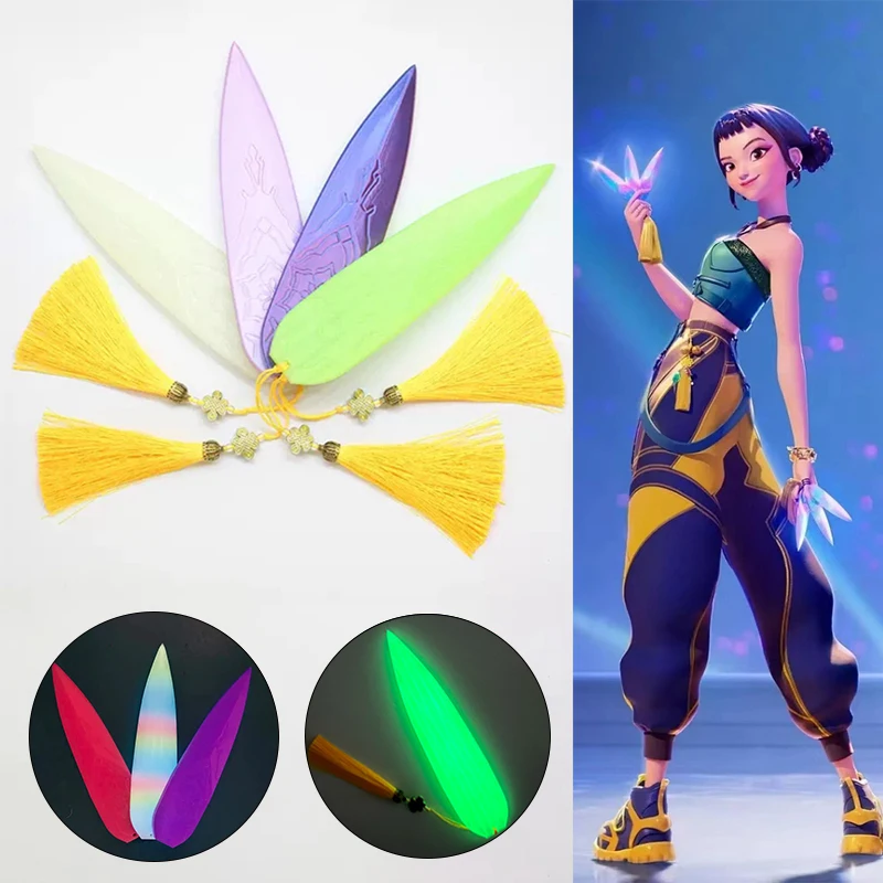 

Zoey Demon Hunter Lights Dart Weapons Props Kpop Hunter Zoey Party Supplies Huntrix Carnival Band Glowing Accessories