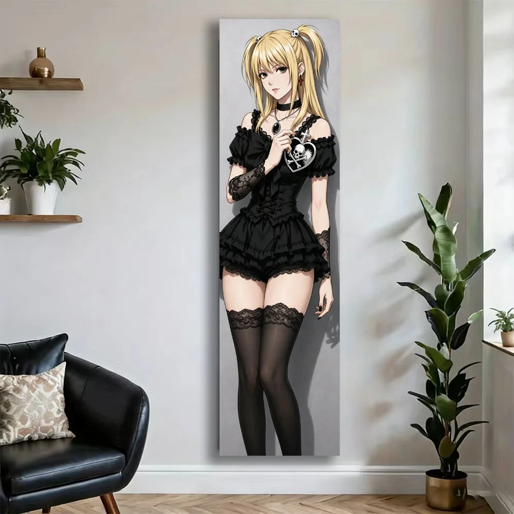 M-Misa A-Amane Tapestry Death Book Anime Girl Suitable For Bedroom Dormitory Room Stuff Aesthetic Wall Decor Great Gift
