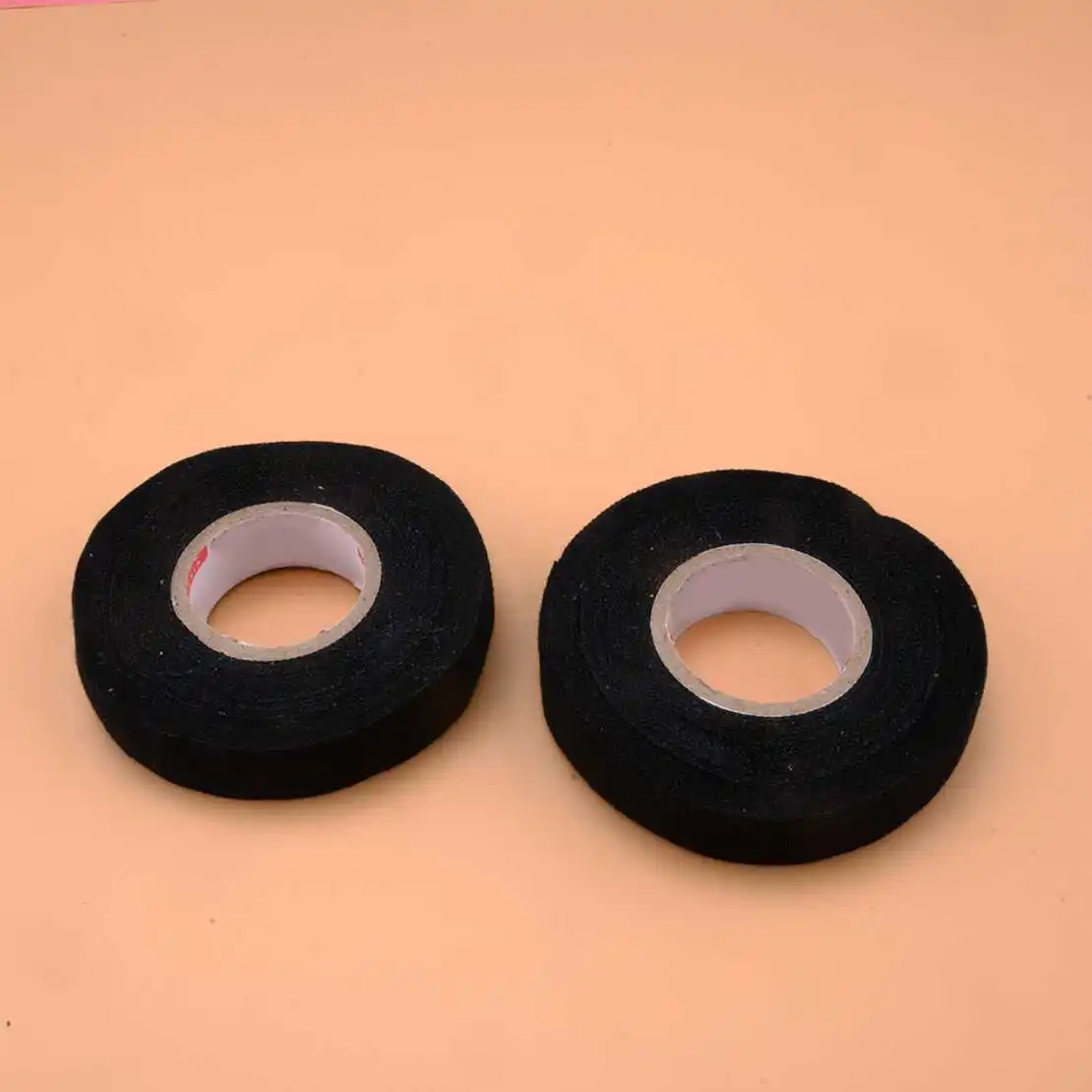 2 Rolls Car Cloth Electrical Tape Self-Adhesive Flame-Retardant Tape Wire Cable Loom Harness Tape 15m*19mm Auto Truck New