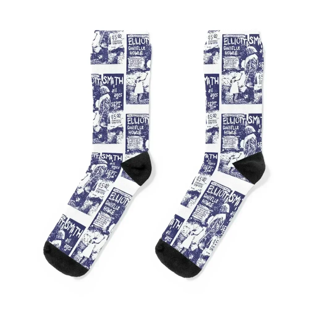 

Elliott Smith Live Socks Christmas Run custom sports japanese fashion Luxury Woman Socks Men's
