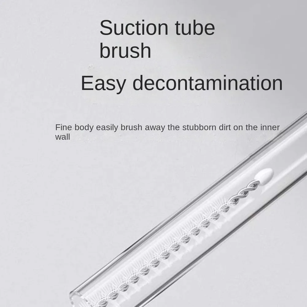 

Cute ABS Bottle Cleaning Brush Set TPR Anti-lost Pacifier Straw Scrubber Portable Storage Box Glass Cup Washing Tool Cover