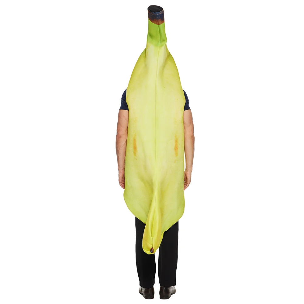 Eraspooky New Arrival Adult Funny Banana Costume Unisex Fruit Jumpsuits Halloween Costumes Carnival Party Purim Fancy Dress