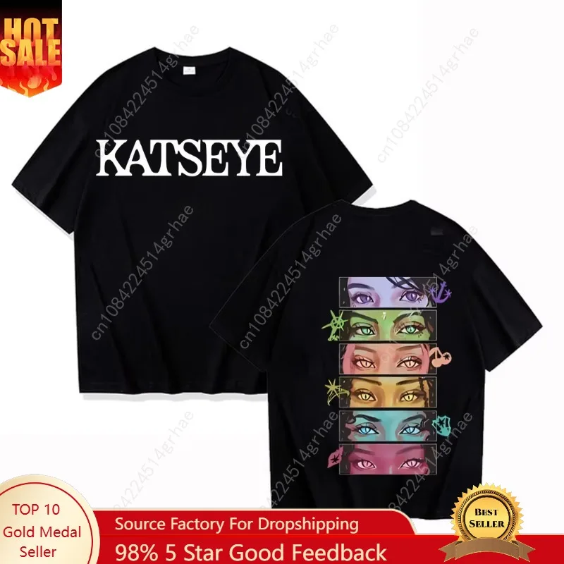 

NEW Katseye Beautiful Chaos T-shirt High Quality Retro Cotton Tee for Woman Man Graphic Short Sleeve Shirt Unisex Tops T Shirt
