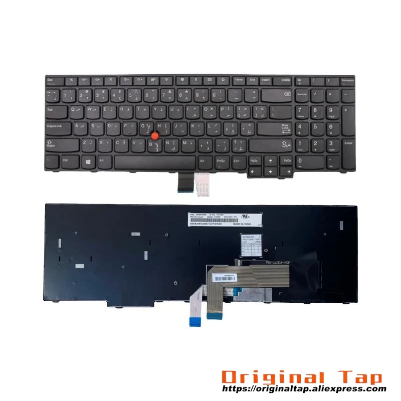 ARA Arabic Keyboard for Lenovo Thinkpad E570 E570c E575 01AX125 01AX165 01AX205