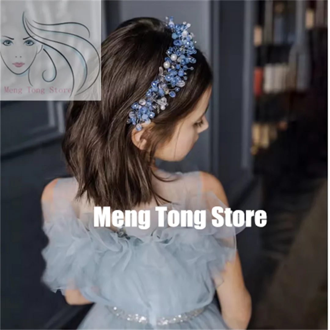 Communion Flower Girl Dress For Wedding Tulle Fluffy Sleeveless Ruffles Beading Princess Birthday Party First Communion Ball Gow