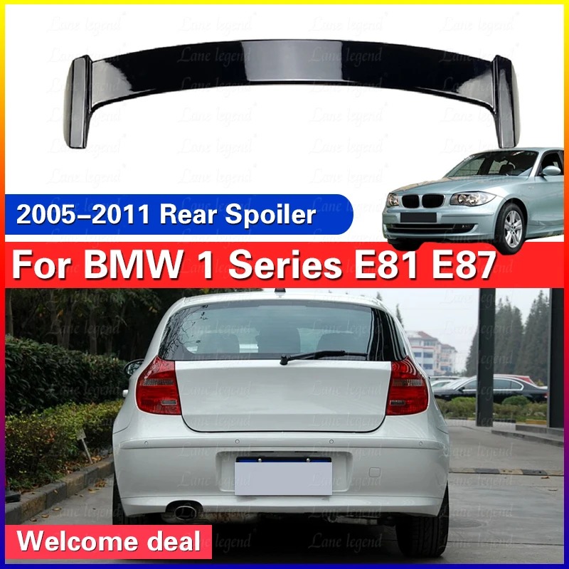 High Quality Car Rear Trunk Spoiler Wing Roof Spoiler Wing For BMW 1 Series E81 E87  118i 120i 2005-2011 DUCK Tail