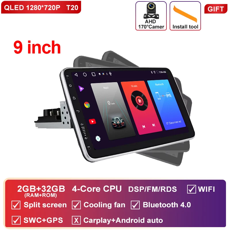 10.1インチ　carplay　オート対応最新OS Android15 10.1