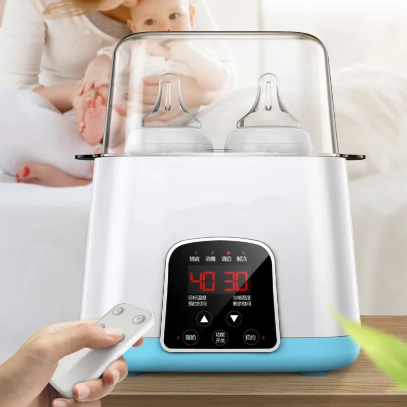 BS202 | Baby Feeding Bottle Warmer and Sterilizer, Timer-Controlled Milk and Food Heater, Accurate Temperature Control, Defrost