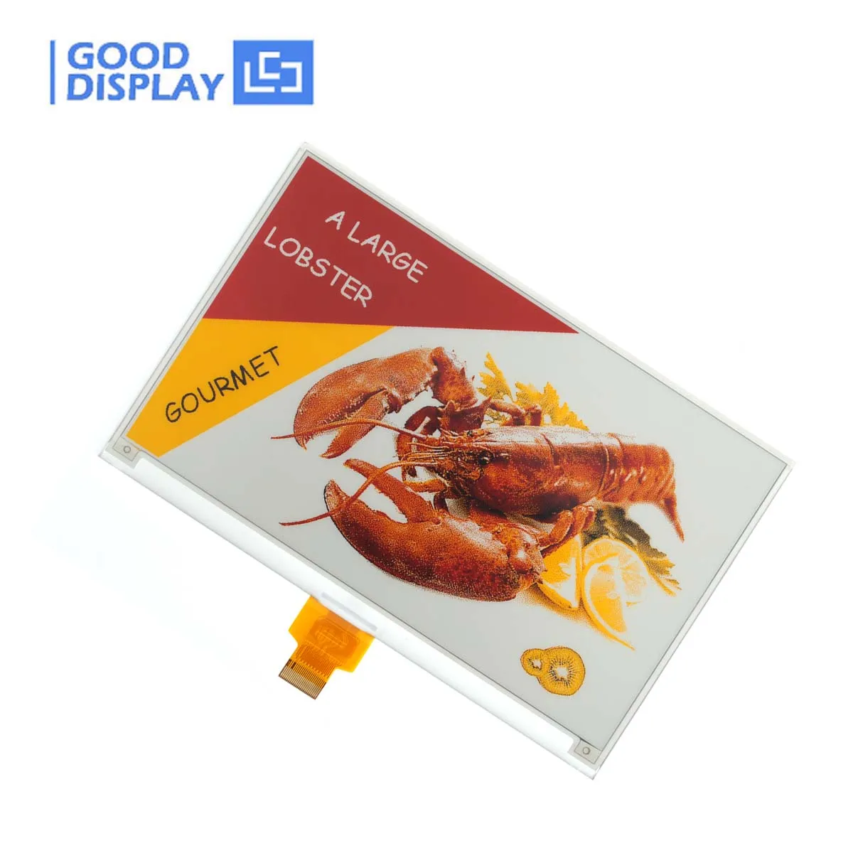 7.5-inch Four-color Black, White, Yellow and Red E-paper Module SPI Display Screen Resolution 800x480 GDEM075F52