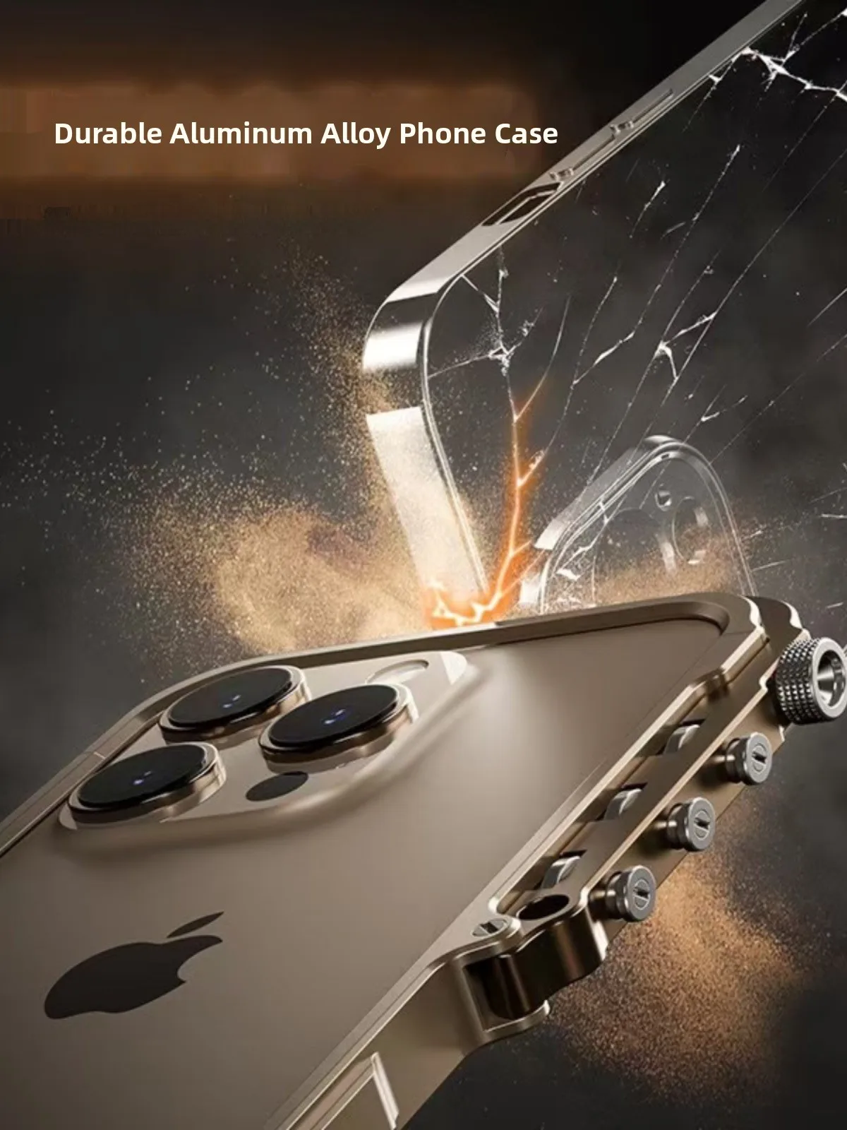 

Креативная механическая рамка для телефона из алюминиевого сплава с рассеиванием тепла, маленькая 5-зубая защита для iPhone 6 pro Max