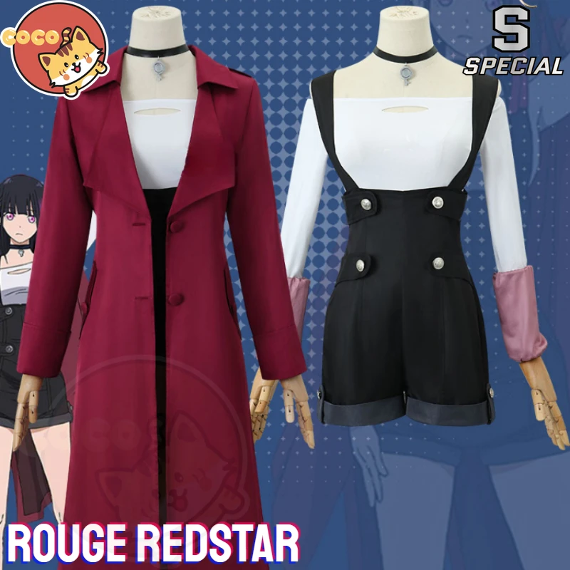 

Metallic Rouge Rouge Redstar Cosplay Costume Anime Metallic Rouge Cosplay Nean Costume Redstar Cosplay Wig CoCos-S