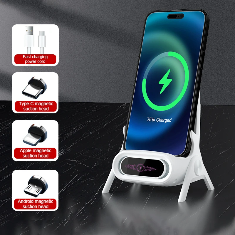 

Efficient 15W Magnetic Wireless Charger with Enhanced Cooling Ideal for Safe and Stable Phone Charging Experience