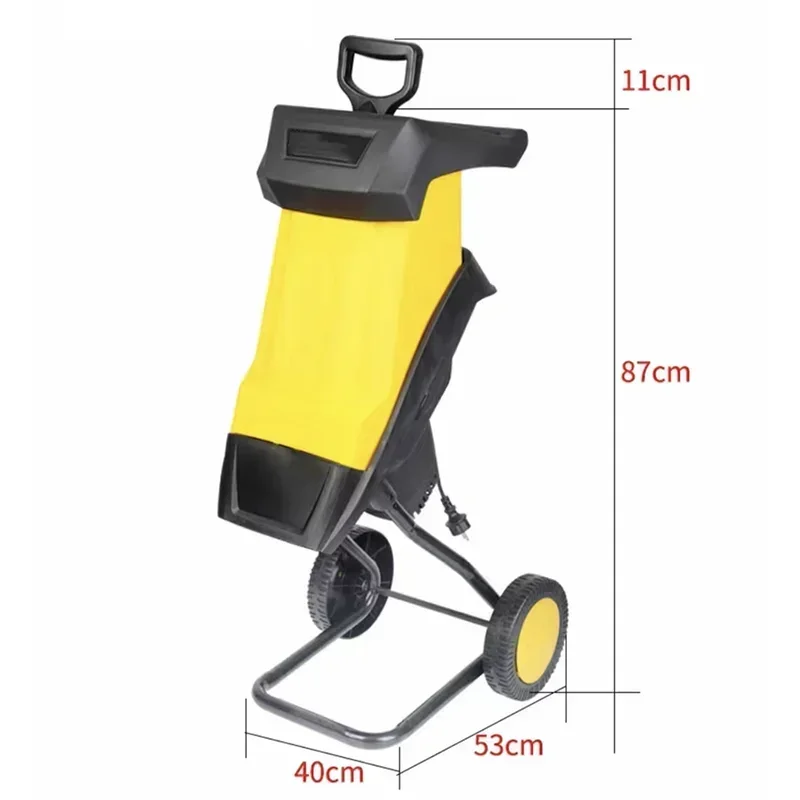 

2500 Вт Многофункциональный электрический измельчитель ветвей для сада, дробилка, измельчитель ветвей листьев, электрический измельчитель