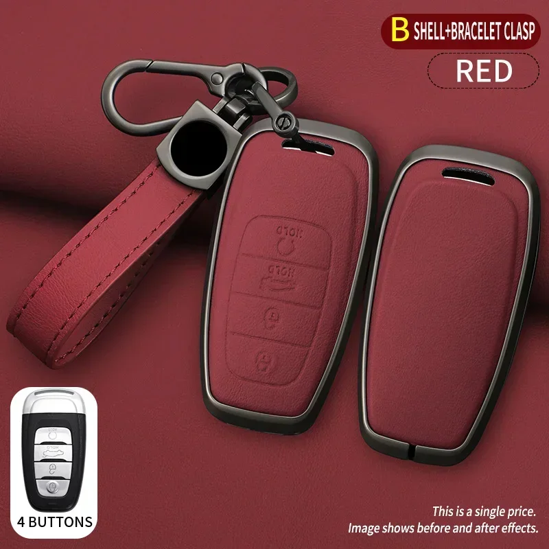 سبائك الزنك مناسبة لال العلم الأحمر H5 حافظة مفاتيح السيارة H9 حقيبة E-hs9 مشبك H7 قذيفة E-qm5 الرجال E-hs3 المرأة Hs5 تعديل Hs7