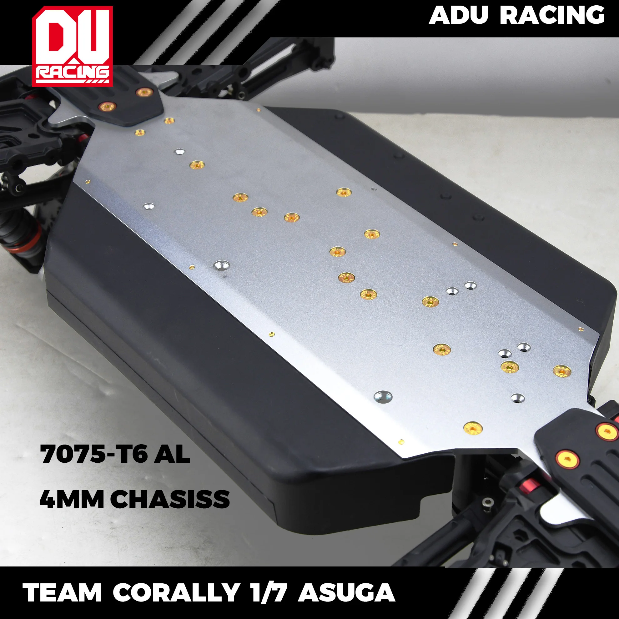 ADU Racing 7075-T6 AL Chassis for Team Corally ASUGA Buggy RC CAR