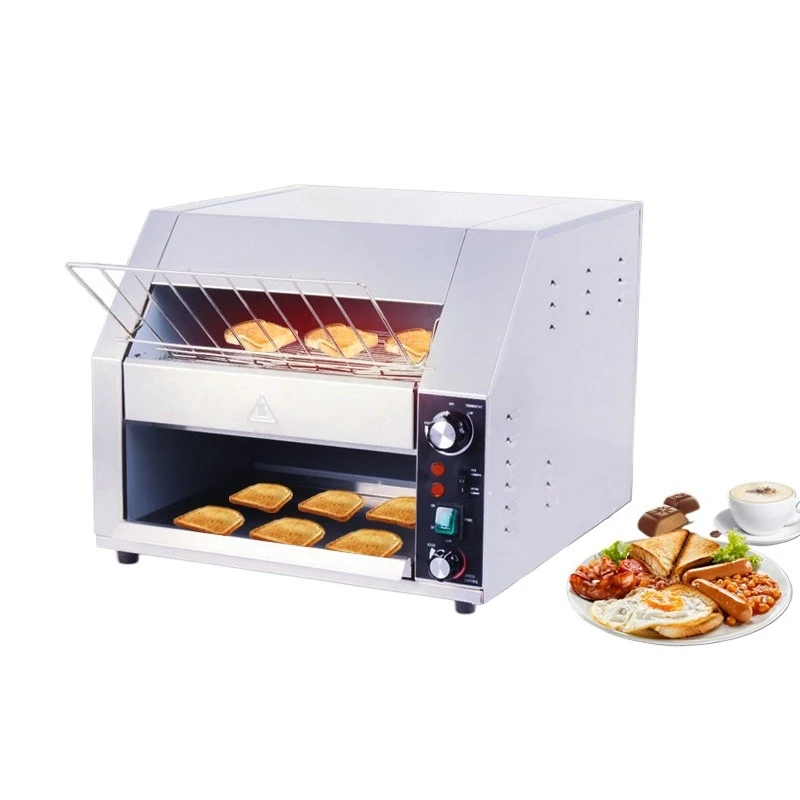 Chain Toaster Commercial Crawler Square Charter Toast Roaster Hotel Breakfast Toaster