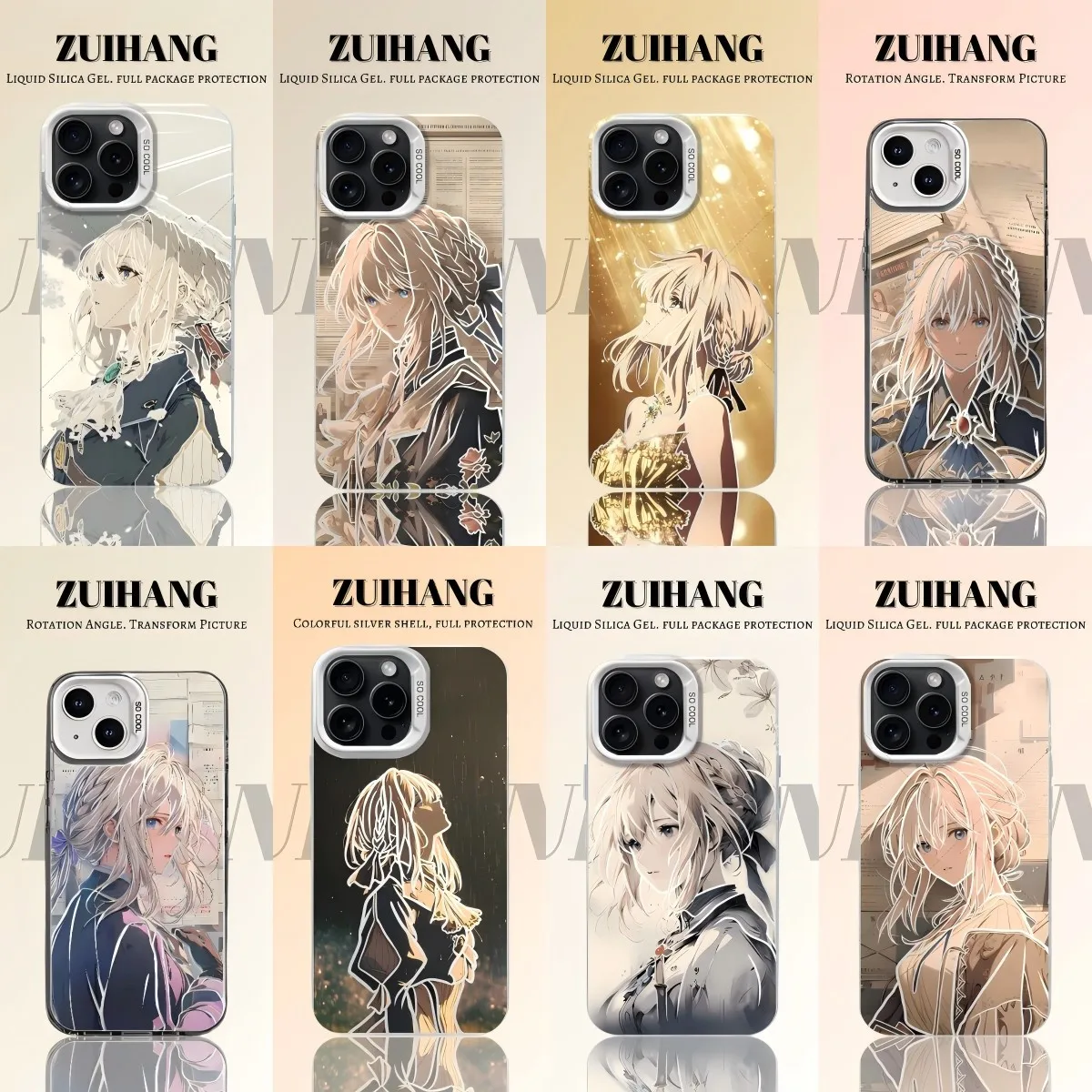 Anime Violet Evergardens Phone Case for Samsung Galaxy S26 S25 S24 S23 S22 Note20 FE Ultra Edge Plus 4G 5G Anti Fall Matte