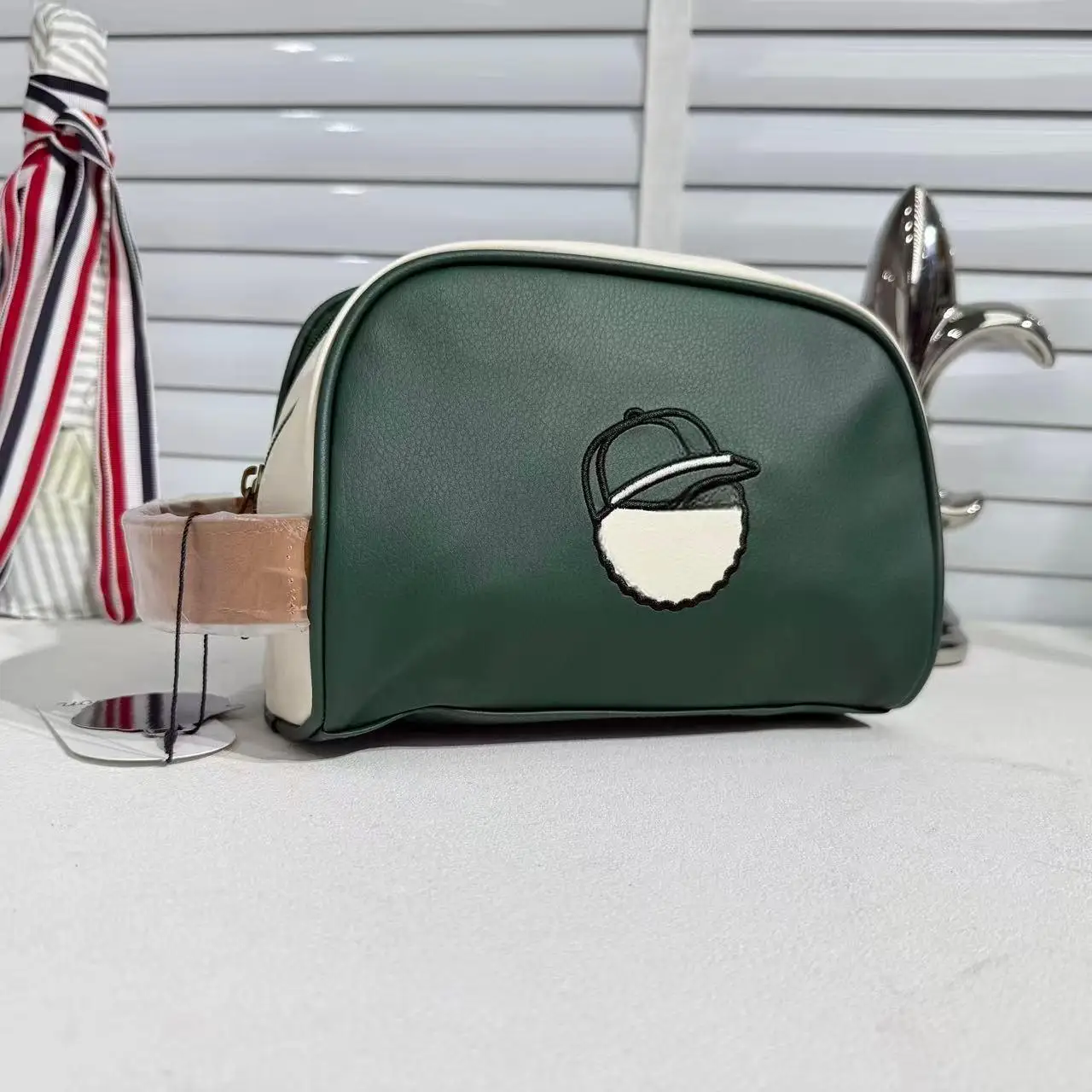 Multifunctional Waterproof Golf Storage Handbag Large Capacity Portable Golf Supplies Pouch Wallet for Outdoor Golf Sports