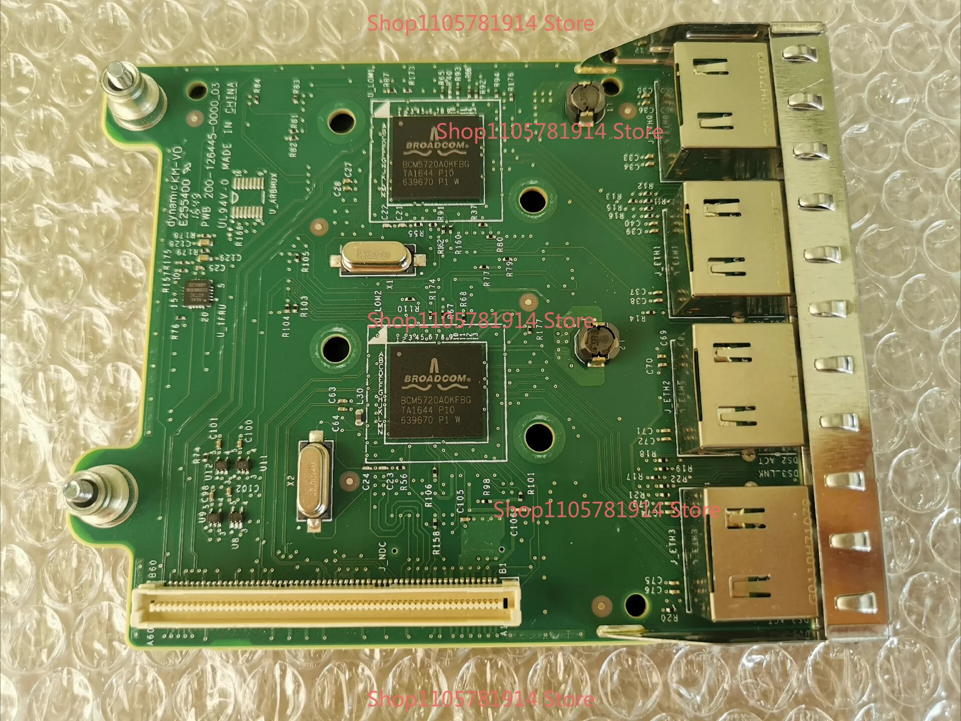 For DELL BCM5720 Four-port Gigabit Onboard Network Interface Card FM487 Ethernet Network Interface Card R720 R730 R620