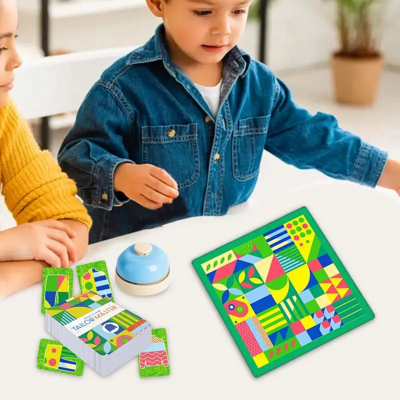 Shape Sorter Toy Tailor Master Graphic Color Matching Toys Shape Matching Board Game Toys Board Games Kids Interactive For